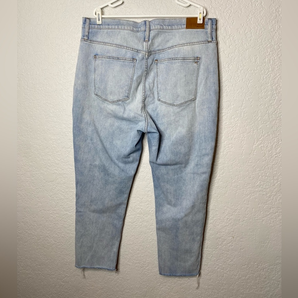 Madewell The High-Rise Slim Crop Boyjean Plus Size 34 - Picture 2 of 10